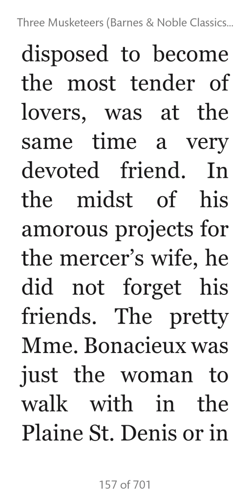 Screenshot of a book page in the Nook app on a smartphone.